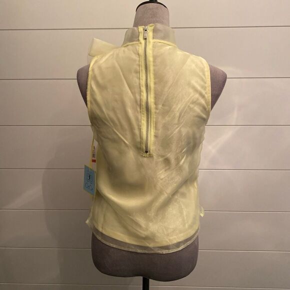 CeCe Yellow Blouse - Women's XS - Picture 5 of 10